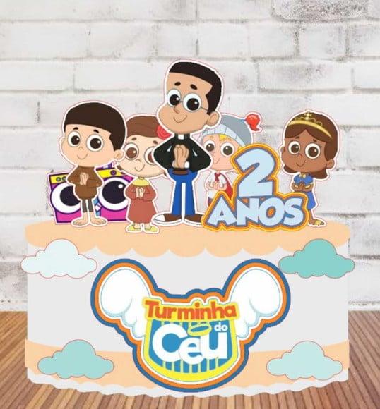 Topo de Bolo Turminha do Céu 2