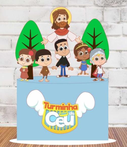 Topo de Bolo Turminha do Céu