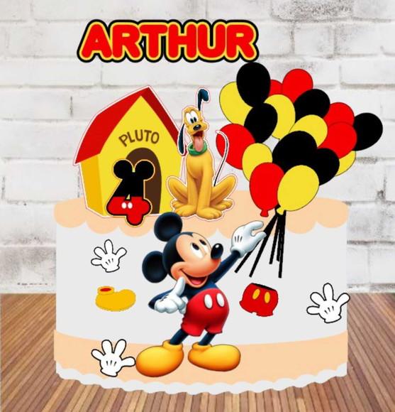 Topo de Bolo Mickey House