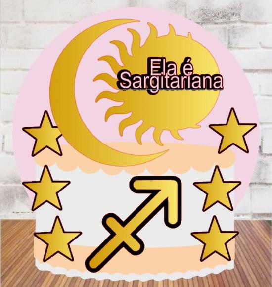 Topo de Bolo Signos Sagitário