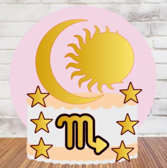 Topo de Bolo Signos Escorpião