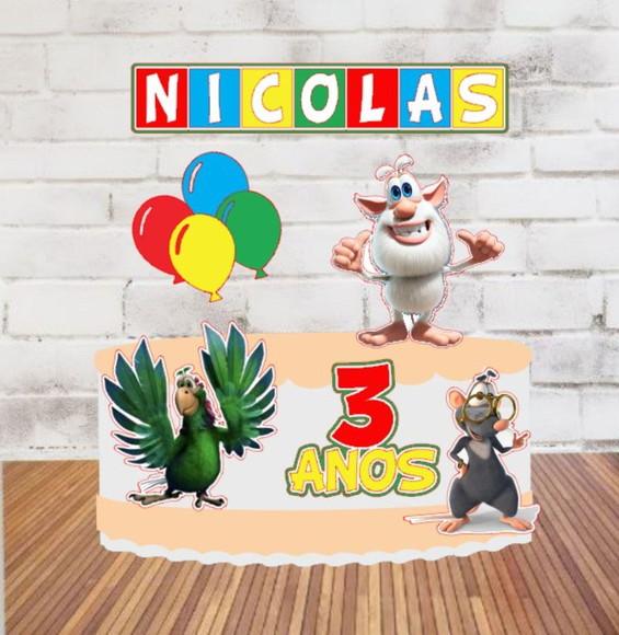 Topo de Bolo Booba 2