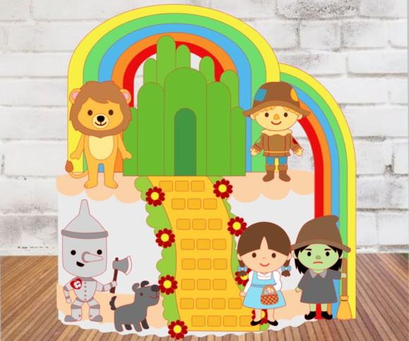 Topo de Bolo o Mágico de Oz Cute