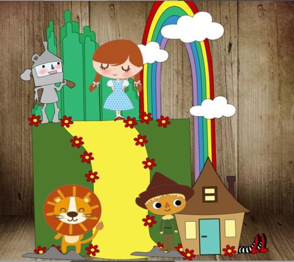 Topo de Bolo o Mágico de Oz Cute 2