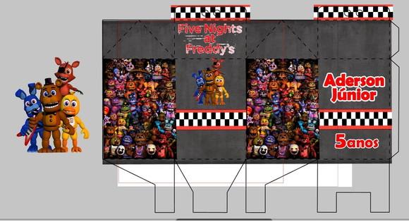 Caixa Milk Five Night Freddys