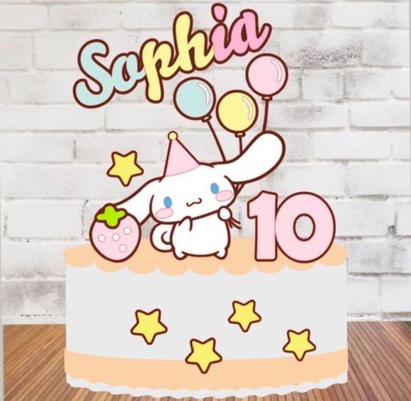 Topo de Bolo Cinnamoroll 2
