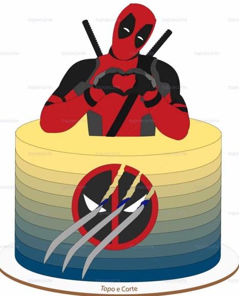 Topo Deadpool e Wolverine Camadas