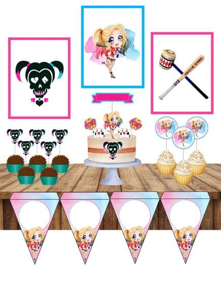 Festa Pronta Arlequina Cute