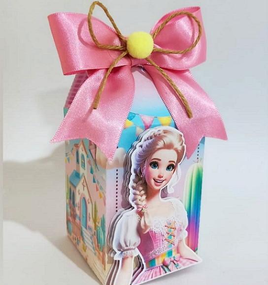 Caixa Milk Barbie Junina