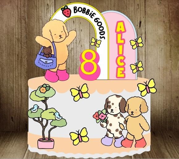 Topo de Bolo Bobbie Goods 2