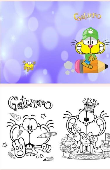 Revista de Colorir Gaturro em pdf