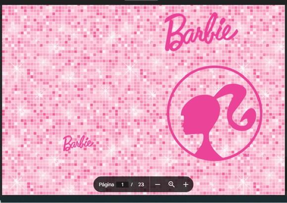 Revista de Colorir da Barbie 2