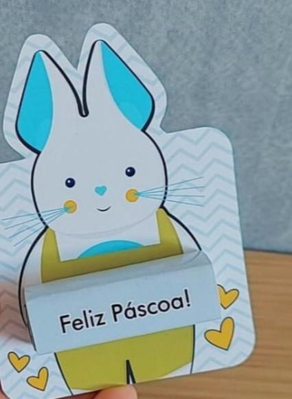 Card Bis Páscoa Coelhão pdf e Png