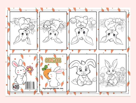 Mini Livro Coelhos Páscoa em pdf