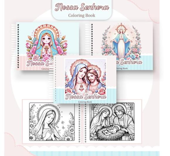 Colorindo com Nossa Senhora em Pdf