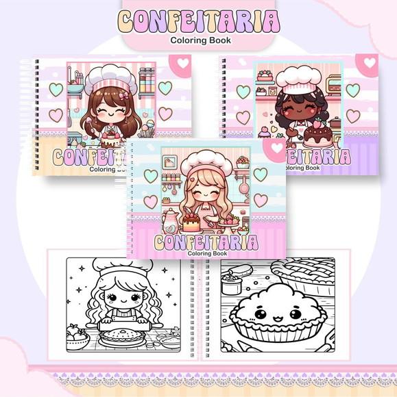 Colorindo a Confeitaria em pdf