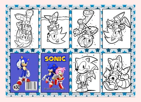 Mini Livro do Sonic em pdf