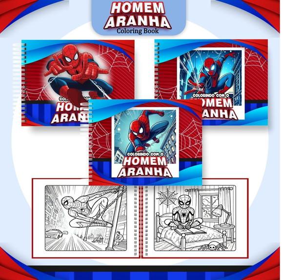 Colorindo com Homem Aranha em pdf