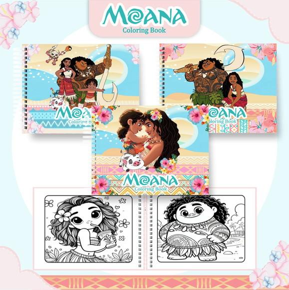 Colorindo com a Moana em pdf