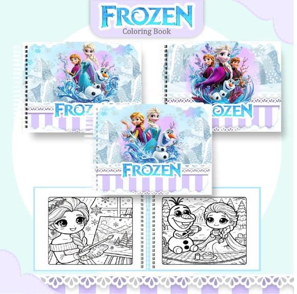 Colorindo com a Frozen em pdf