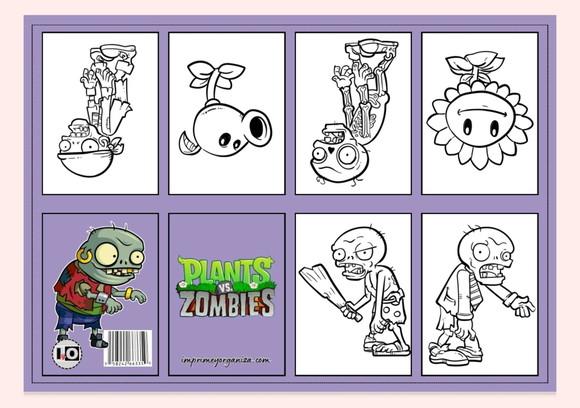Mini Livro Plants Zombies em pdf
