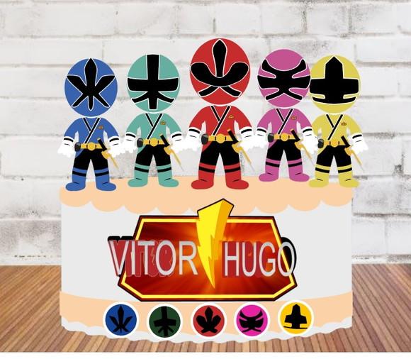 Topo Power Rangers Samurais