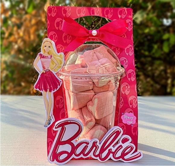Caixa Copo Bolha da Barbie em pdf