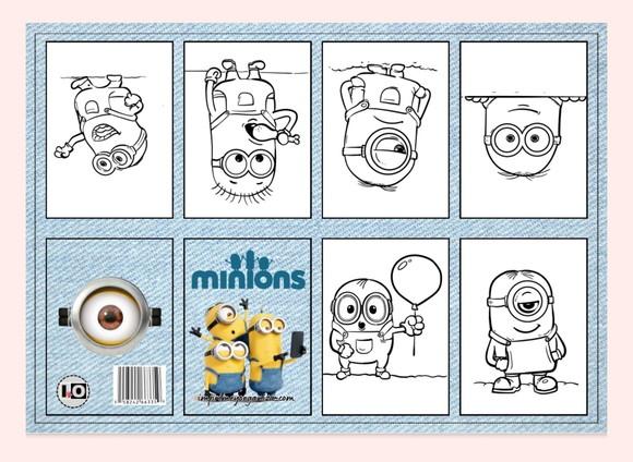 Mini Livro Minions em pdf