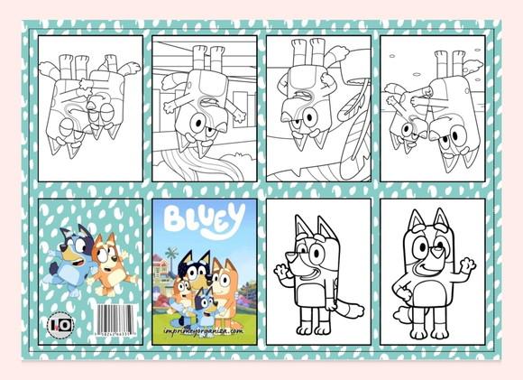 Mini Livro Bluey em pdf