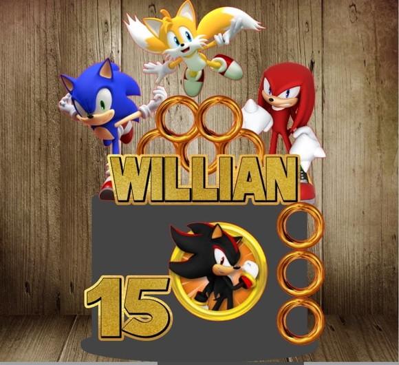 Topo Sonic Preto Shadow