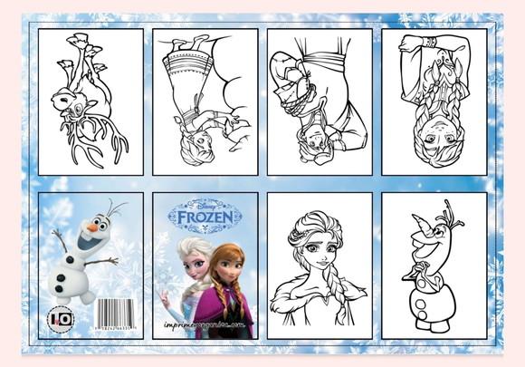 Mini Livro Frozen em pdf