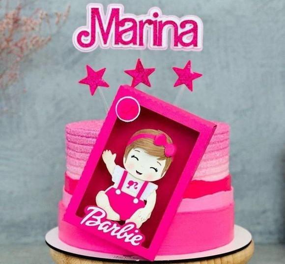 Topo Caixa Bebê Barbie