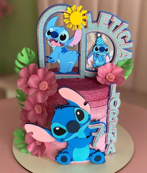 Topo Stitch Arco com Flores Digitais