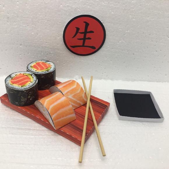 Topper Sushi em 3d