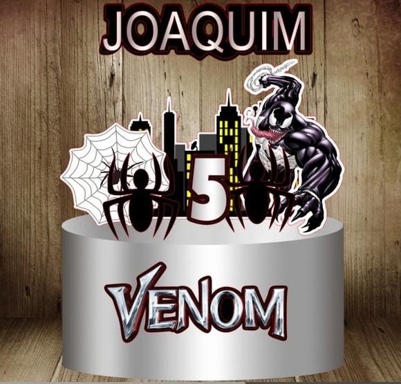 Topo de Bolo Venom 2