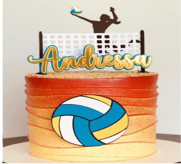 Topo de Bolo Volei 4