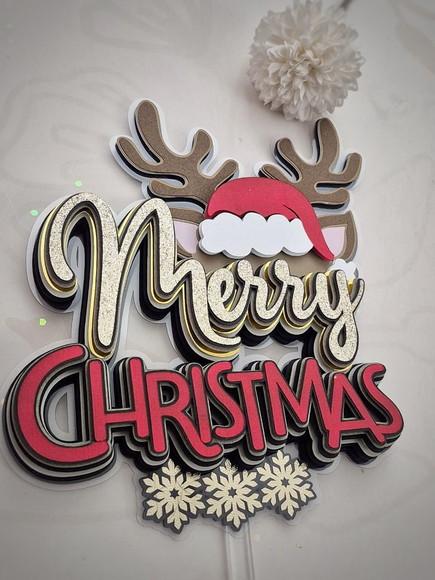 Topo Merry Christmas Rena