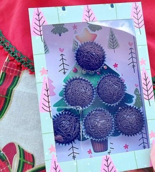 Cx Cama 6 Doces Árvore de Natal - Molde Limpo