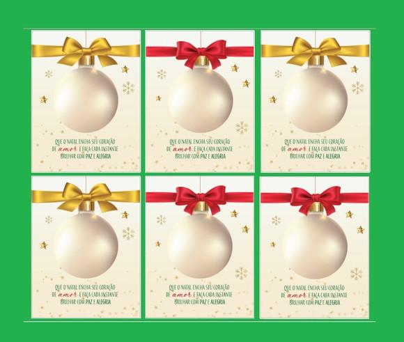 Cartão Bola de Natal-2024 pdf e Png