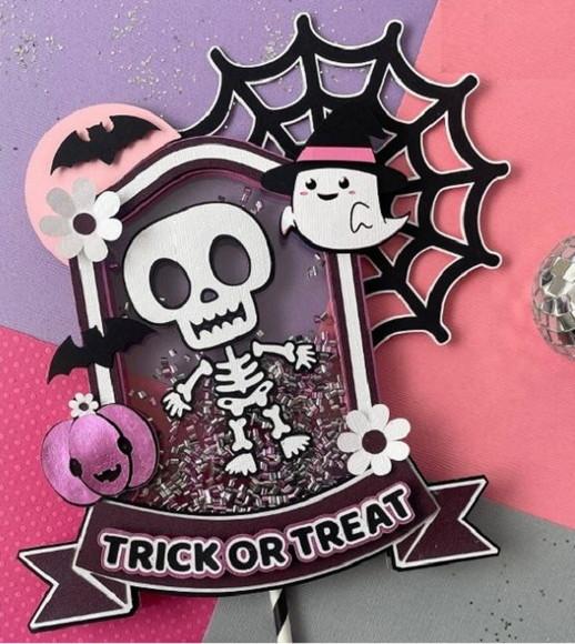 Topo Caveirinha Halloween