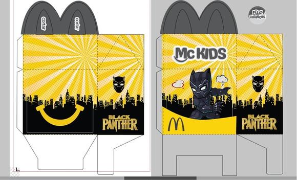 Maletinha Mc Kids Pantera Negra