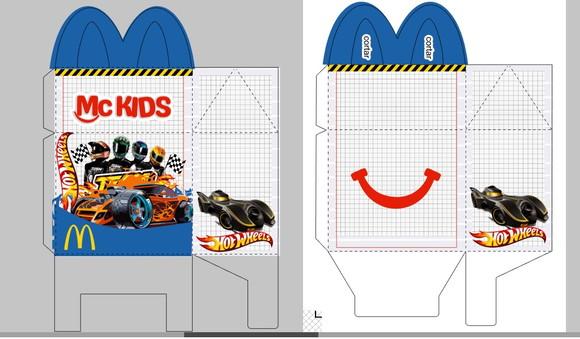 Maletinha Mc Kids Hot Wheels