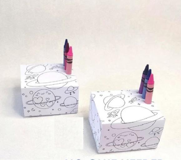 Cx Cubo sem Arte para Colorir