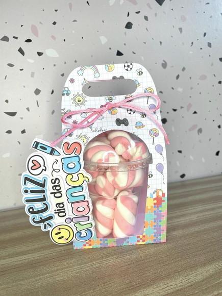 Sacola Copo 250 e 500 ml Meninas