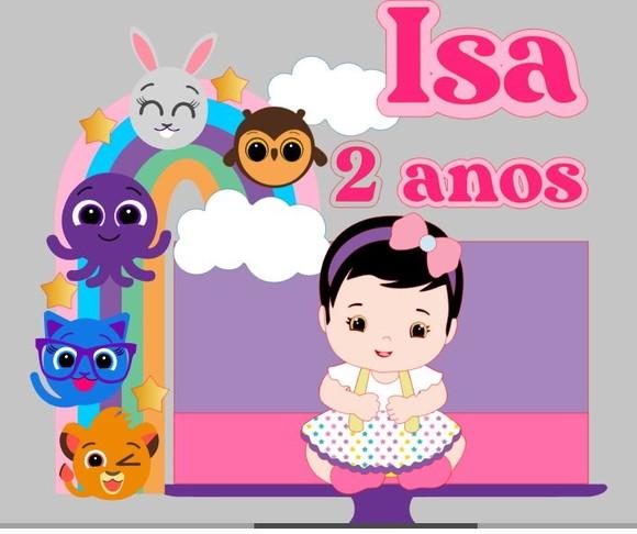 Topo Bolofofos com Menina