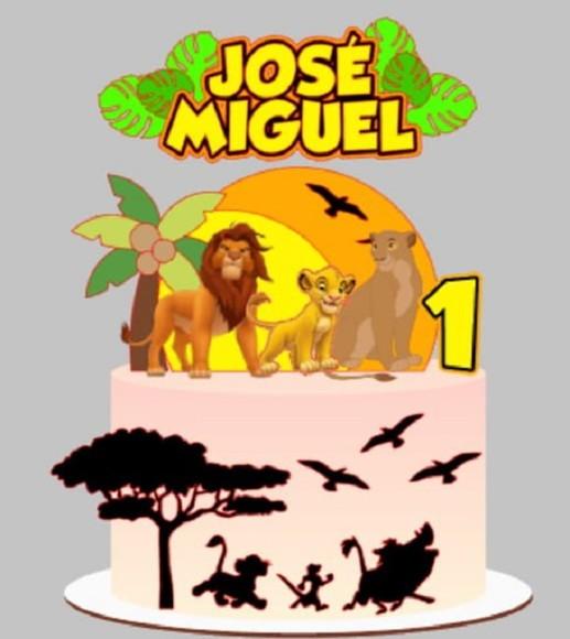 Topo de Bolo Rei Leão 2