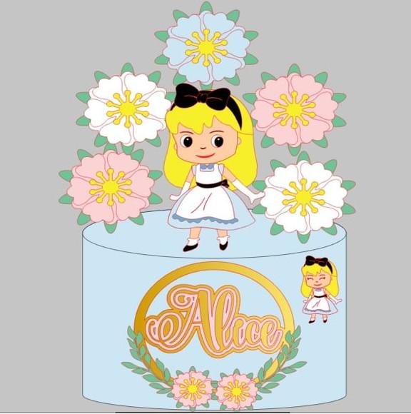 Topo Alice no Jardim