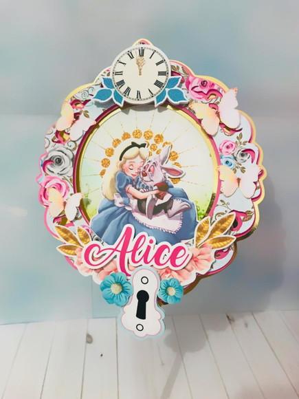 Topo de Bolo Shaker Alice