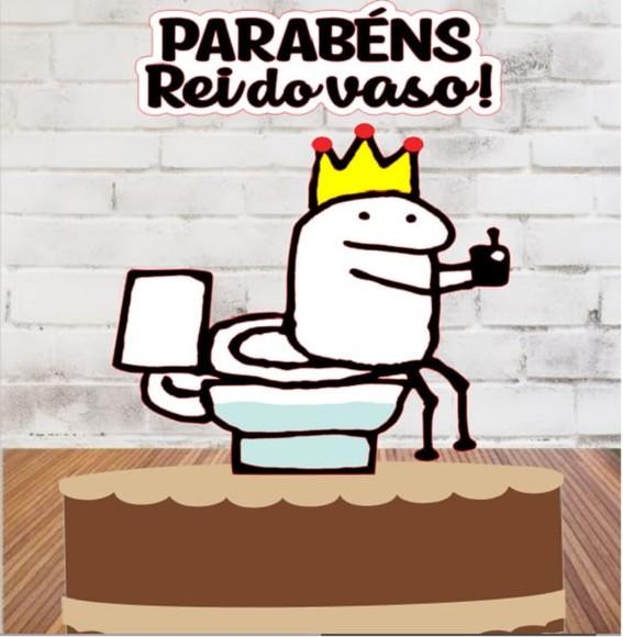 Topo Flork Rei do Vaso