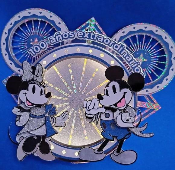 Topo Minnie e Mickey Disney 100 Anos